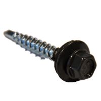 Krovni vijak + EPDM 4,8 x 35 mm, samobušeće - Antracit RAL 7016 Krovni vijak + EPDM 4,8 x 35 mm, samobušeće - Antracit RAL 7016