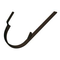 PREFA Aluminijska kuka za oluk ravna Ø 125 mm, lješnjaka P10 RAL 8019 PREFA Aluminijska kuka za oluk ravna Ø 125 mm, lješnjaka P10 RAL 8019