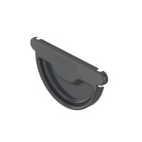 BRYZA čelo oluka pocinčano Ø 125 mm, Antracit RAL 7021