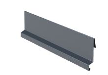Zatvorni lajsna zakačna RŠ 215, Češki aluminij, Antracitna RAL 7016