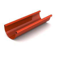 BRYZA Žlijeb, plastični oluk Ø 125 mm, duljina 3M, crvena opeka RAL 8004