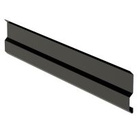 Prekrivna traka RŠ 100, Lakirani pocinčani lim, Crna RAL9005