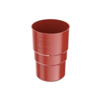 BRYZA Spojnica spusne cijevi plastična Ø 63 mm, crvena RAL 3011