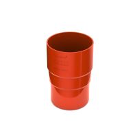 BRYZA Spojnica spusne cijevi plastična Ø 63 mm, crvena opeka RAL 8004