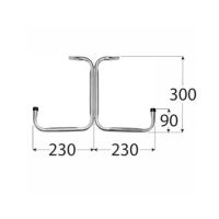 Stropni nosač za garažu 300x230x90mm / pakiranje 1 kom