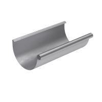 BRYZA Žlijeb, oluk pocinčani Ø 125 mm, duljina 3M, prirodni cink BRYZA Žlijeb, oluk pocinčani Ø 125 mm, duljina 3M, prirodni cink