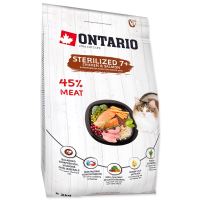 Hrana Ontario Cat Sterilised 7+ Senior 2kg
