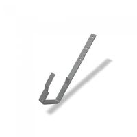 PREFA aluminjska kuka za oluk kvadratna ravna, širina 86 mm, világosszürke P10 RAL 7005