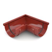 BRYZA Vanjski kutni oluk plastični Ø 150 mm, crvena RAL 3011