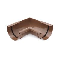 BRYZA Unutarnji kutni oluk plastični Ø 125 mm, smeđa RAL 8017