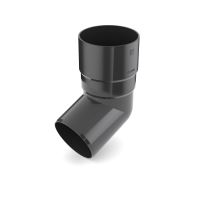 BRYZA Koljeno spusne cijevi 67° plastično Ø 63 mm, antracit RAL 7021