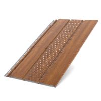 BRYZA perforirani plastični krovni sofiti, duljina 3M, širina 305 mm, zlatni hrast