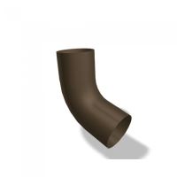 PREFA koljeno 72° aluminijsko Ø 80 mm, lješnjaka P10 RAL 8019