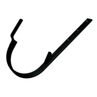 PREFA Aluminijska kuka za oluk ravna Ø 100 mm, crna P10 RAL 9005 PREFA Aluminijska kuka za oluk ravna Ø 100 mm, crna P10 RAL 9005