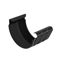 BRYZA Spojnica oluka pocinčana Ø 150 mm, crna RAL 9005 BRYZA Spojnica oluka pocinčana Ø 150 mm, crna RAL 9005