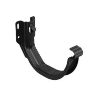 BRYZA Kuka za oluk rubna/čeona pocinčana Ø 150 mm, Crna RAL 9005