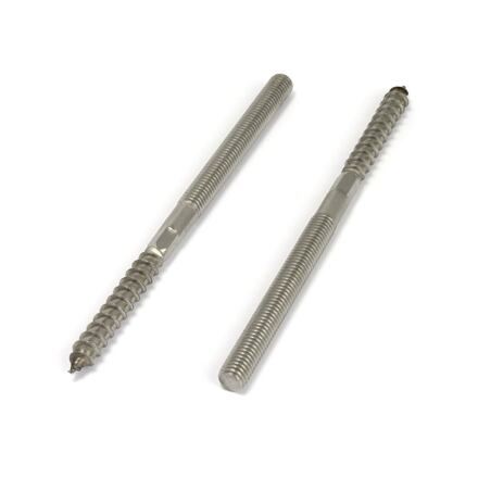 Kombinirani vijak s 6H u sredini M10 x 160 nehrđajući čelik A2 / pakiranje 50 komada