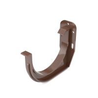 BRYZA PVC kuka za oluk rubna/čeona Ø 100 mm, smeđa RAL 8017