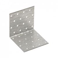 Kutevi nosači s utisnutim KMP9, 80x80x80 pocinčani lim / pakiranje 1 komad