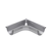 BRYZA Kutni oluk vanjski pocinčani Ø 125 mm, Prirodni cink BRYZA Kutni oluk vanjski pocinčani Ø 125 mm, Prirodni cink