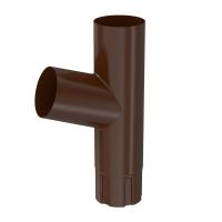 Račva cijevi pocinčana Ø 90 mm, smeđa RAL 8017