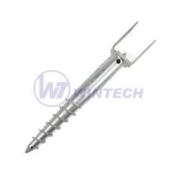 Podesivi zemljani vijak 80-170x900 Zn - Pakiranje 1 kom Podesivi zemljani vijak 80-170x900 Zn - Pakiranje 1 kom