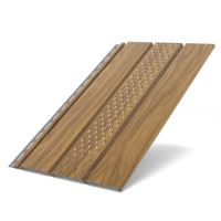 BRYZA perforirani plastični krovni sofiti, duljina 3M, širina 305 mm, zlatni orah