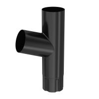 Račva cijevi pocinčana Ø 100 mm, Crna RAL 9005