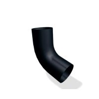 PREFA koljeno 72° aluminijsko Ø 80 mm, crna P10 RAL 9005