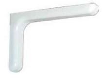 Konzola s plastičnim poklopcem, 80x120 mm, bijela