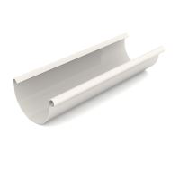 BRYZA Žlijeb, plastični oluk Ø 125 mm, duljina 3M, bijela RAL 9010