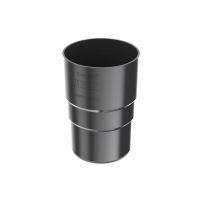 BRYZA Spojnica spusne cijevi plastična Ø 63 mm, crna RAL 9005