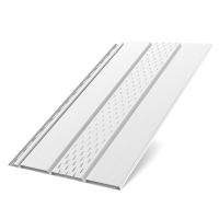 BRYZA perforirani plastični krovni sofiti, duljina 3M, širina 305 mm, bijela RAL 9010