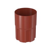 BRYZA Pocinčana spojnica spusne cijevi Ø 90 mm, crvena opeka RAL 8004