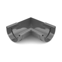 BRYZA Unutarnji kutni oluk plastični Ø 150 mm, antracit RAL 7021