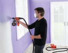 BLACK+DECKER Pištolj za boju 450W s turbinom za finu obradu HVLP400