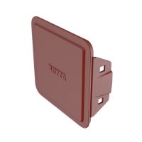 BRYZA Sklopni plastični poklopac dijela za čišćenje, crvena RAL 3011