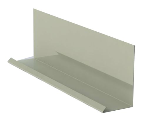 Obloga zidova za kombinaciju s pokrovnom letvicom RŠ 250, Prefalz stucco, Svijetlosiva P.10 RAL 7005