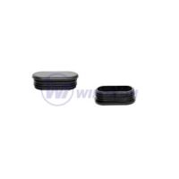 Začep za ovalnu cijev 20x38mm, crna / pakiranje 20 kom Začep za ovalnu cijev 20x38mm, crna / pakiranje 20 kom
